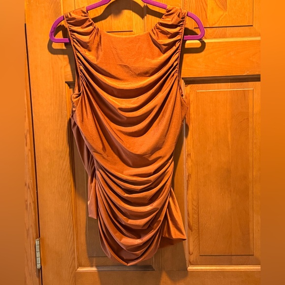 Randolph Duke Ruched Drape Top - Picture 3 of 7